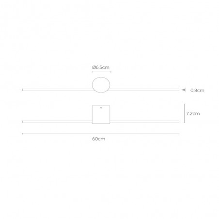 Bathroom's LED Wall Lamp Mizar (6W)
