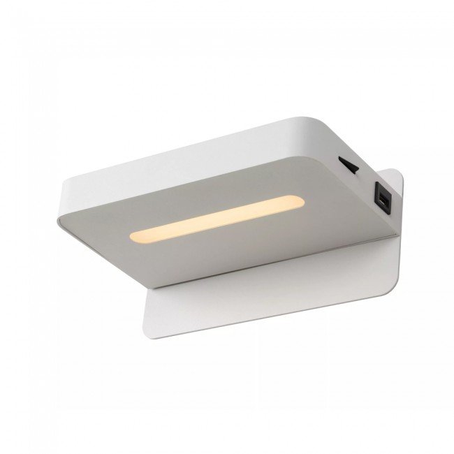 Aplique LED con repisa y USB Atkin (5W)