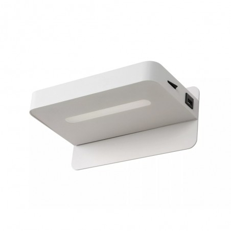 LED Wall Lamp with shelf & USB Atkin (6W)