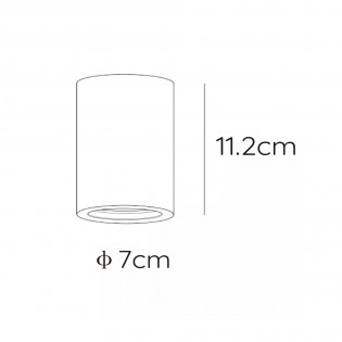 Ceiling Spotlight Gipsy Round