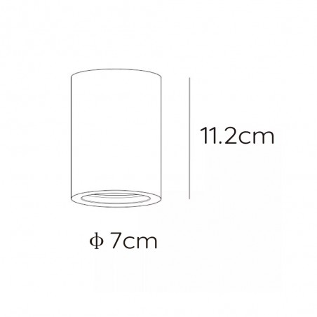 Ceiling Spotlight Gipsy Round