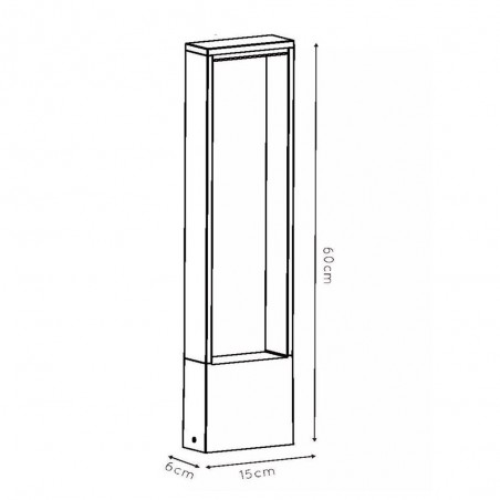Outdoor LED Bollard Lamp Goa (10W)