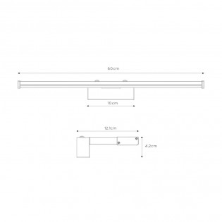 Bathroom's LED Wall Lamp Onno (11W)
