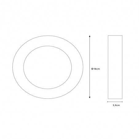 Bathroom's LED Downlight Brice Round (12W)
