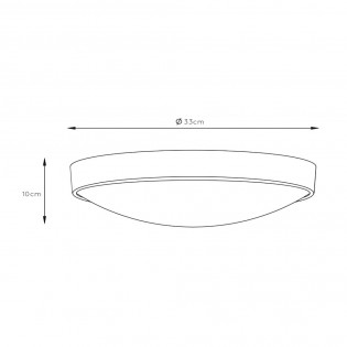 Ceiling Flush Light Lex (2 lights)