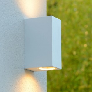 Zora Square LED-Wandleuchte für den Außenbereich (2x5W)