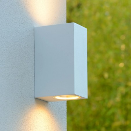 Zora Square LED-Wandleuchte für den Außenbereich (2x5W)