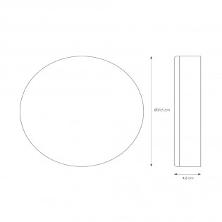 Ceres Runde LED-Deckenleuchte für Bäder (30W)