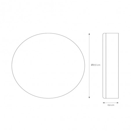 Bathroom's LED Flush Light Ceres Round (30W)