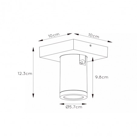 Taylor LED-Deckenstrahler für Bäder (5W)