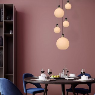 Pendant Lamp Julius Opal (5 lights)