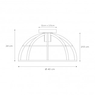 Ceiling Flush Light Dikra