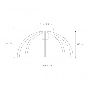 Ceiling Flush Light Dikra