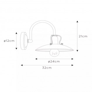 Aplique de pared Romer