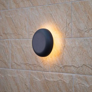 Ova Runde LED-Außenwandleuchte (6W)