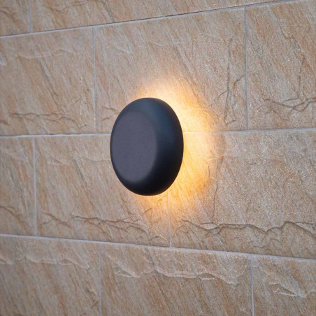 Ova Runde LED-Außenwandleuchte (6W)