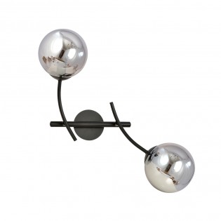 Wall Lamp Helmet Graphite (2 lights)