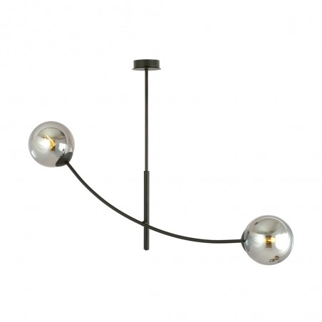 Ceiling Lamp Helmet Graphite (2 lights)