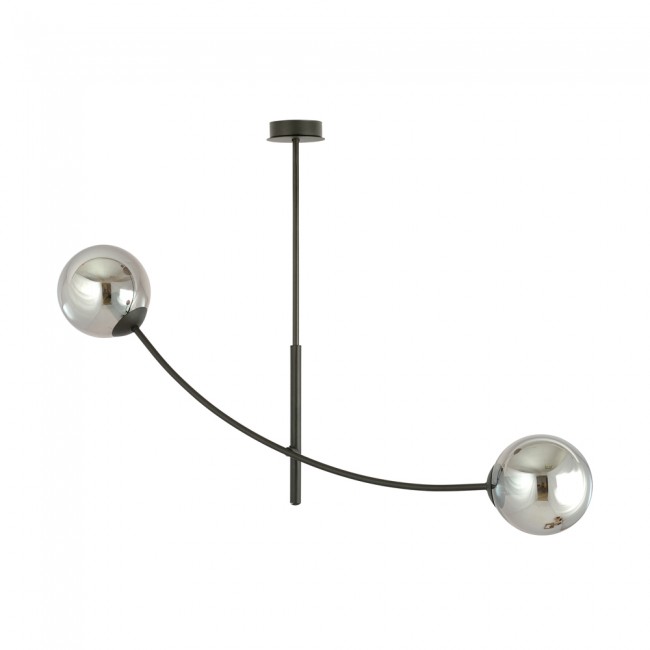 Ceiling Lamp Helmet Graphite (2 lights)