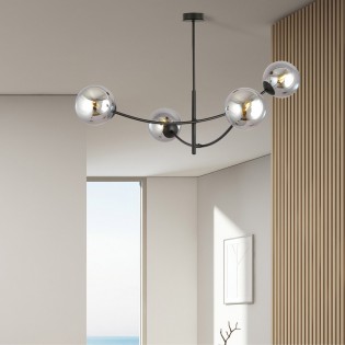 Ceiling Lamp Helmet Graphite (4 lights)