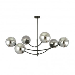 Chandelier Helmet Graphite (6 lights)