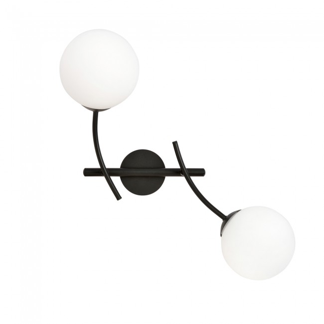 Wall Lamp Helmet Opal (2 lights)