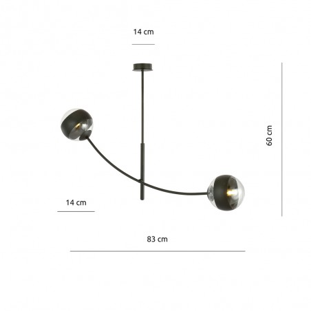 Ceiling Lamp Helmet (2 lights)