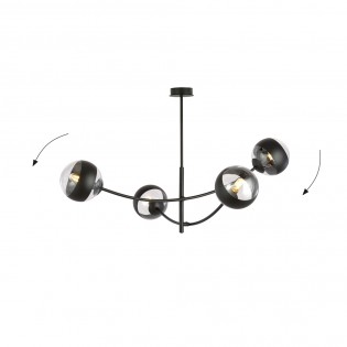 Lámpara de techo Helmet (4 luces)