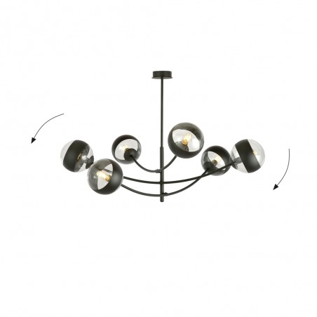 Helm-Kronleuchter (6 Lichter)