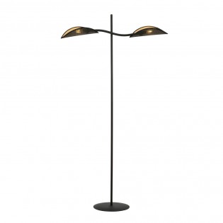 Floor Lamp Flik Black (2 lights)