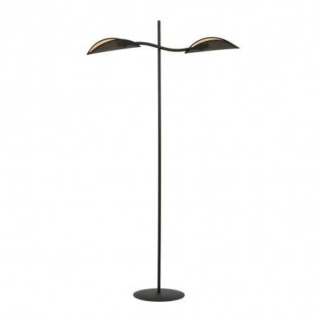 Floor Lamp Flik Black (2 lights)