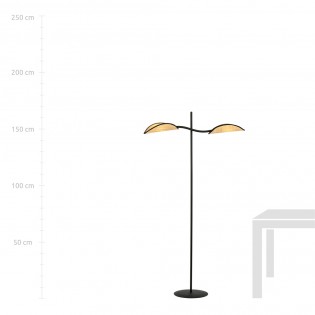 Flik Stehleuchte Rattan (2 Leuchten)