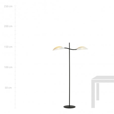 Floor Lamp Flik White (2 luces)