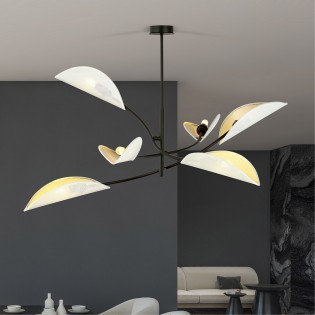 Chandelier Flik White (6 lights)
