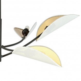 Lámpara de araña Flik Blanco (6 luces)