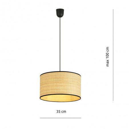 Ceiling Lamp Martin Rattan
