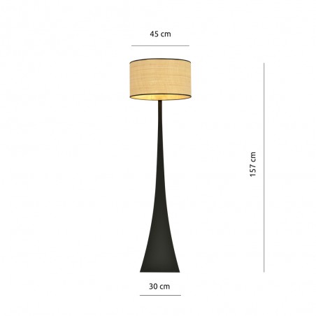 Floor Lamp Estela Rattan