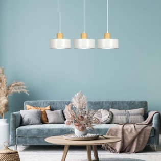 Pendant Track Lamp Torino White (3 lights)