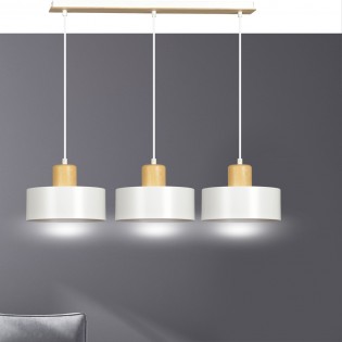 Pendant Track Lamp Torino White (3 lights)