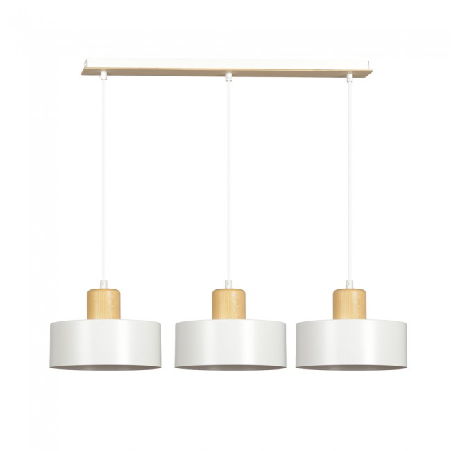 Pendant Track Lamp Torino White (3 lights)