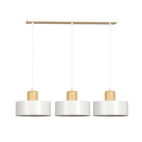 Pendant Track Lamp Torino White (3 lights)