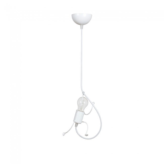 Children's Ceiling Lamp Mime White