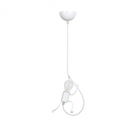 Children's Ceiling Lamp Mime White