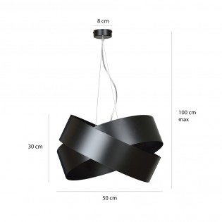 Ceiling Lamp Tisla Black