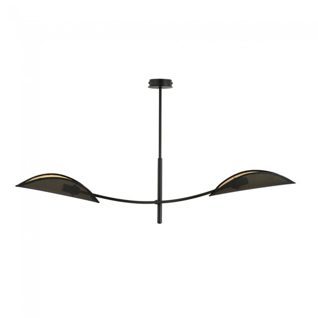 Ceiling Lamp Flik Black (2 lights)