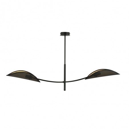 Ceiling Lamp Flik Black (2 lights)