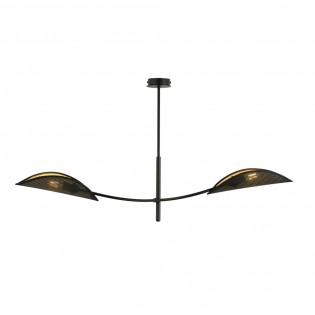 Ceiling Lamp Flik Black (2 lights)