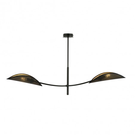 Ceiling Lamp Flik Black (2 lights)