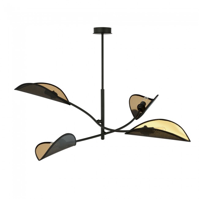 Ceiling Lamp Flik Black (4 lights)