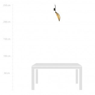 Wandleuchte Flik Rattan